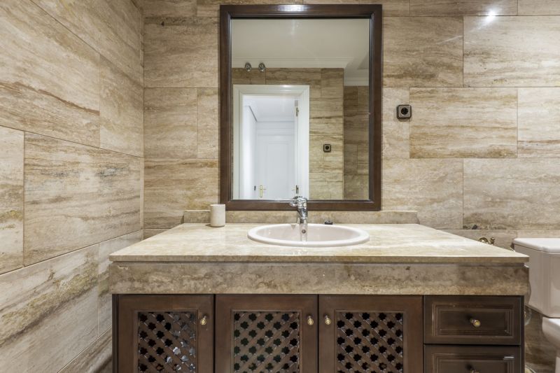 Bathroom Vanity with Polished Granite